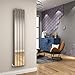 Price comparison product image ELEGANT 1600 x 300 mm Chrome Vertical Column Radiator Single Flat Panel Designer Bathroom Radiator