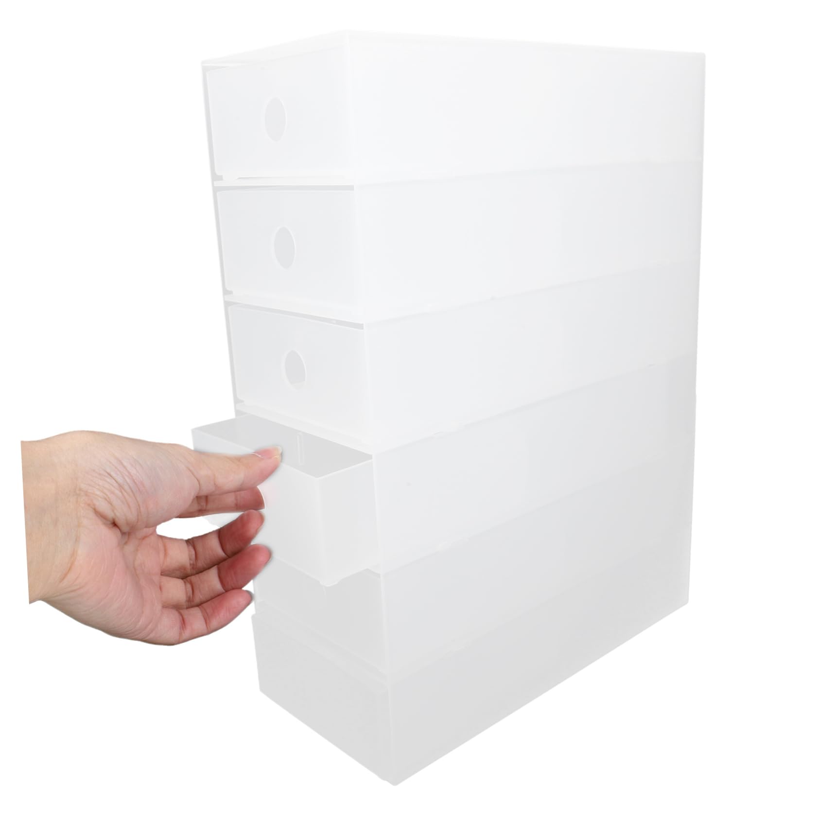NUOBESTY Organizador De Almacenamiento Cajones Cajón Pequeño Contenedor De Plástico