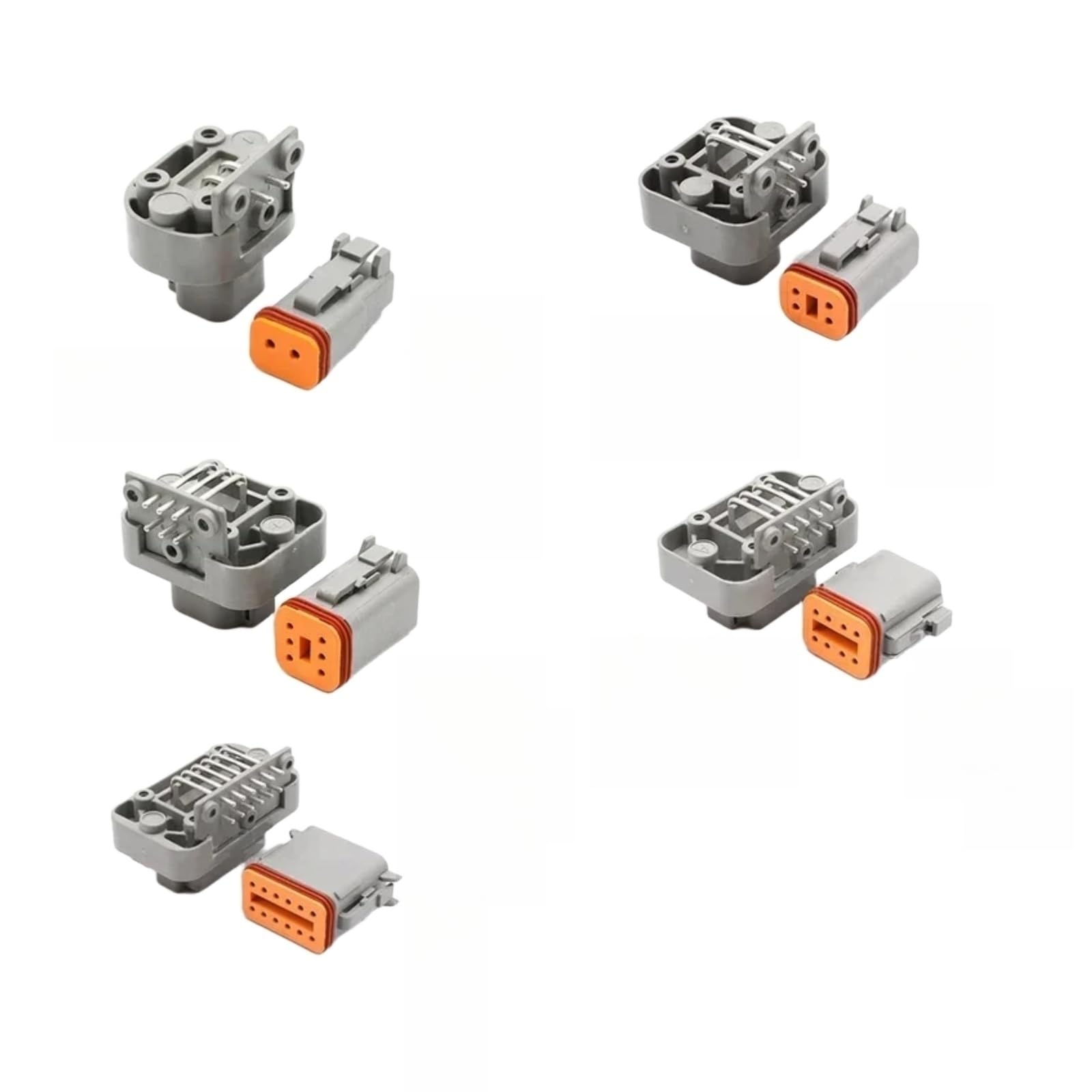 Conector de automóvil impermeable DT13 2P, enchufe socket para taller mecánico, 20 uds