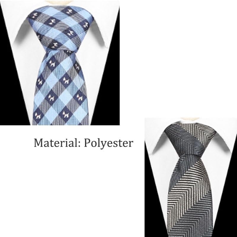 Polyester Men's Necktie Business Casual Professional Formal Wedding Tie