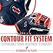 Franklin Sports Baseball and Softball Glove - Field Master - Baseball and Softball Mitt, Red, White, Blue, 11.0