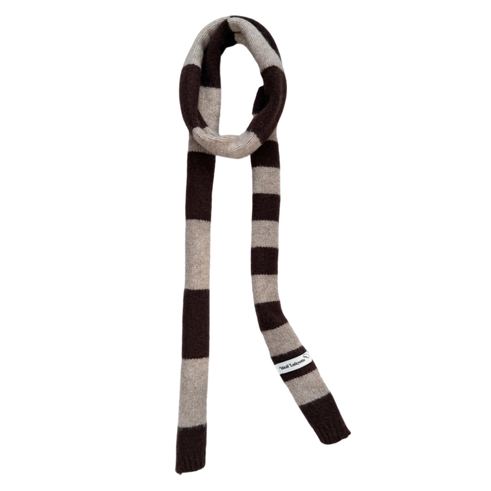 WASTEBIN Stylish Women Skinny Scarf Cold Weather Knitted Neckerchief Multipurpose Scarves Winter Accessory