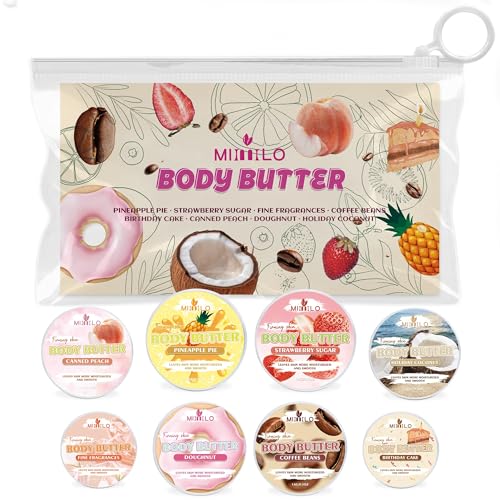 MLIIIILO New Body Glaze Choose You Favorite Scent To Keep Skin Hydratedand Moisturizing Care Butter Sample Kit Skin Care