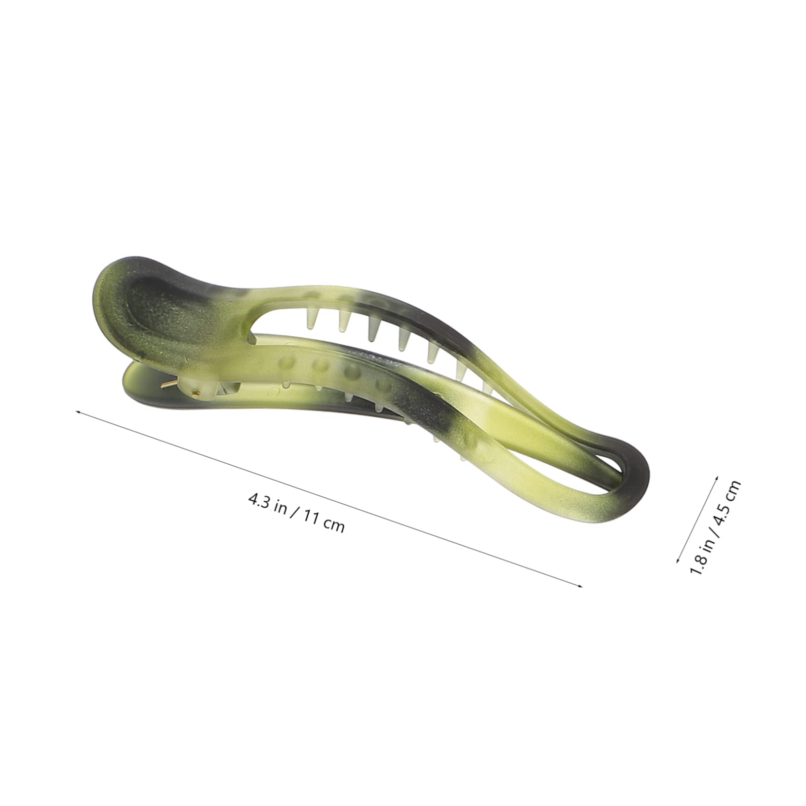 minkissy 20pezzi Fermagli Per Antiscivolo Clip Alligatore Per Styling Diverse Colorazioni Trasparente Per Cerimonie e Uso Quotidiano