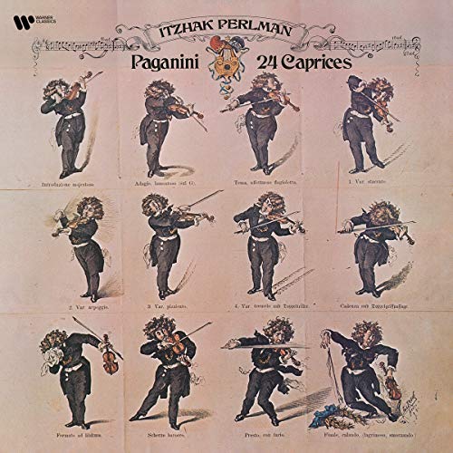 Album Art for Paganini: 24 Caprices by Itzhak Perlman