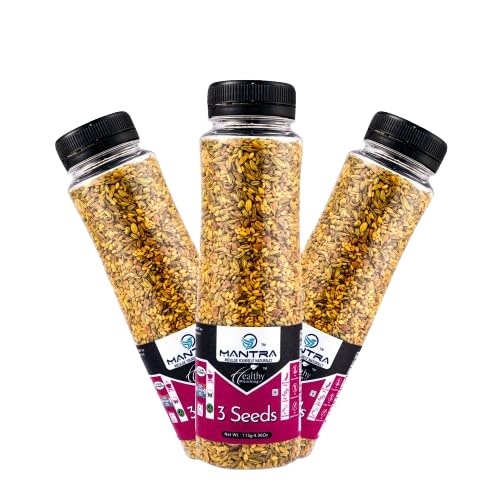 Mantra Healthy 3 Seeds Mix | Roasted Crunchy | High Fibre | Zero Preservatives | Natural Seed Blend for Daily Snacking | Pack of 3-image-18