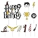 Harry Happy Birthday Cake Topper and Cupcake Toppers Cake Decorations Set