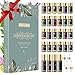 MAYJAM Ensemble D'huiles Essentielles 28Pcs 100% pur 24 * 5ML Lavande Jasmin Eucalyptus Vanille Menthe et plus (4 * 10ML Roll On Bottles - Clean/Energétique/Respiratoire/Soulagement du Stress)