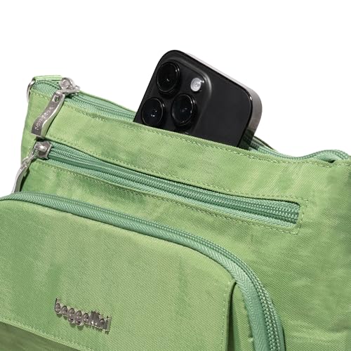 Image of Baggallini Original Everyday 11x7.5 Crossbody Bags Rfid Protected Lightweight Nylon Zippered Travel Purse