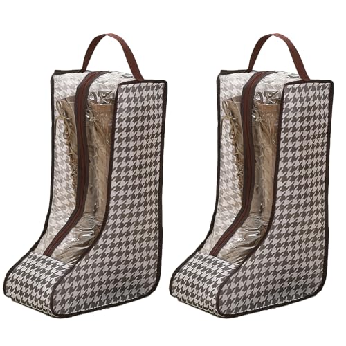 2 Stück Stiefeltasche, Schuhtasche Stiefel Aufbewahrung Reitstiefeltasche Schuhbeutel Reise Tragbare Stiefeltasche Staubdicht Geeignet für Zuhause und Reisen die Oben über Tragegriffe verfügen