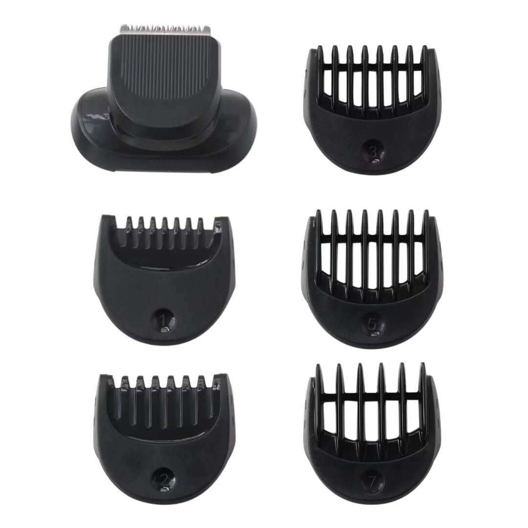 Professional Electric Replacement Shaver Trimmer Head with 1/2/3/5/7mm Combs for Bra-un Series 7 7020s, 7025s, 7027cs, 7071cc, 7075cc, 7085cc, 7089cc Models