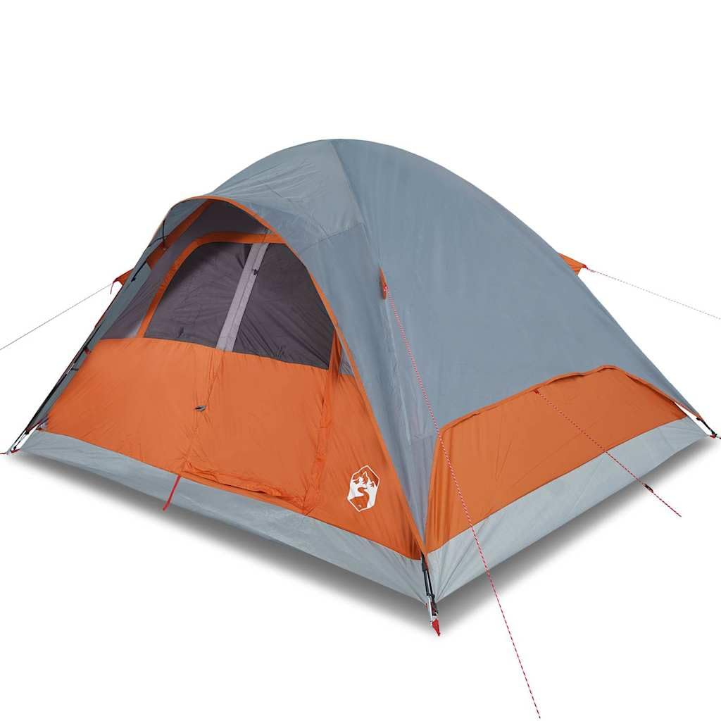 Tenda Familiare a Cupola 6 Persone Verde Impermeabile