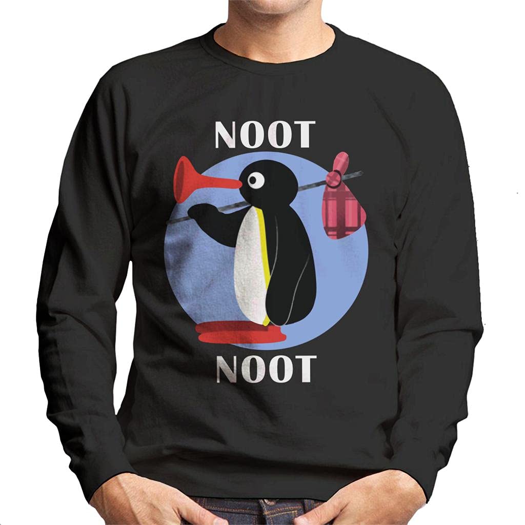 Cloud City 7 Pingu Noot Noot Men's Sweatshirt Black