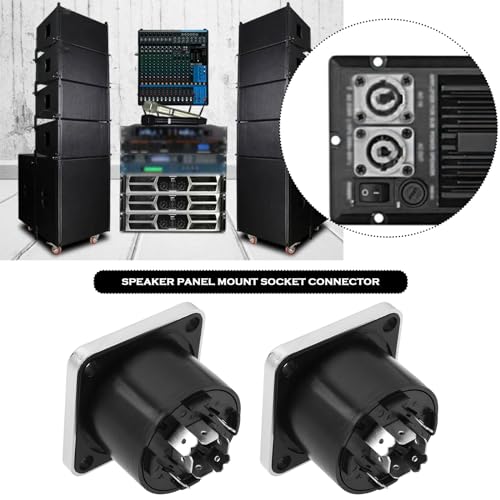 Create idea 2PCS NL8MPR Conector de Panel 8 polos miniatura 2