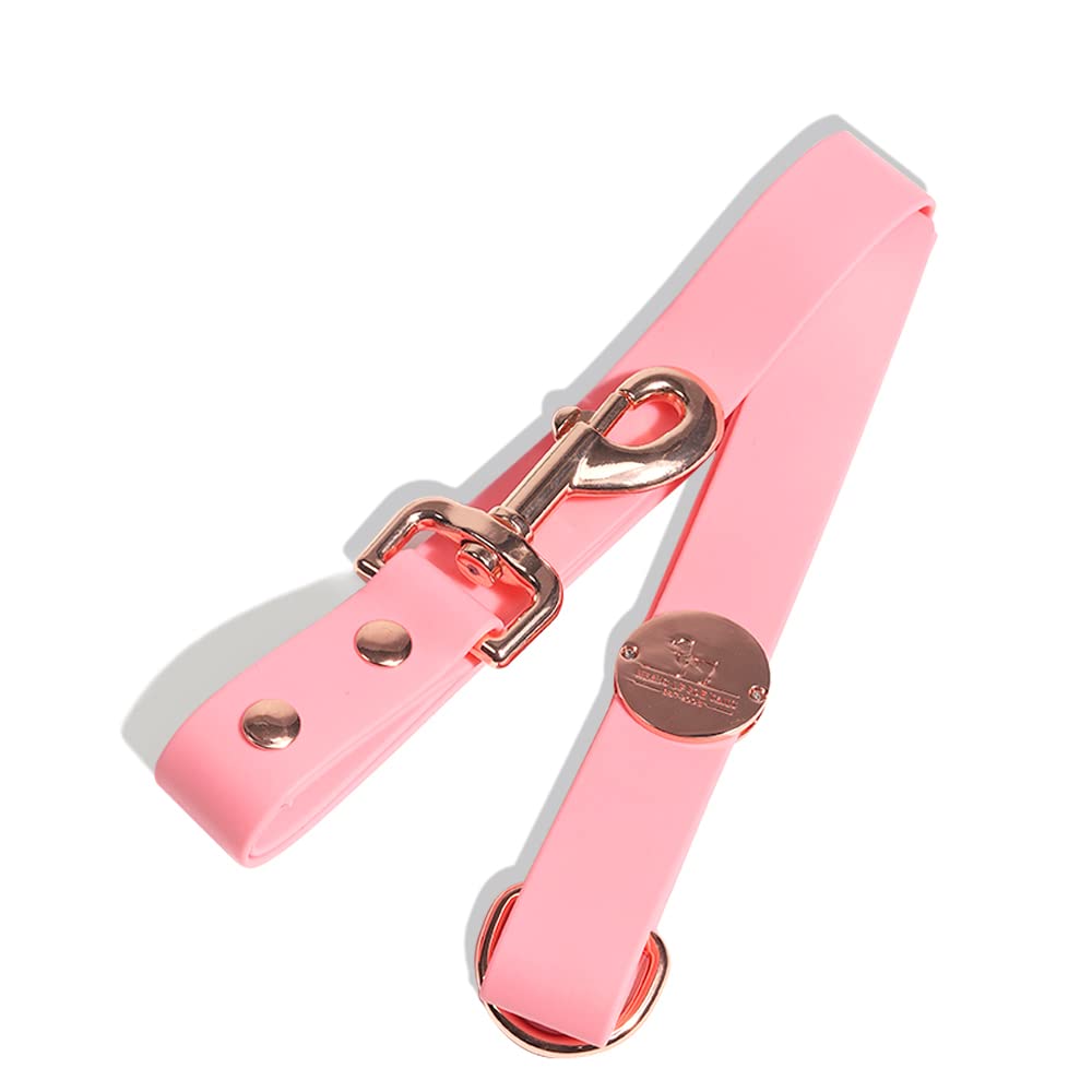 Heads Up For Tails Pastel Pawprint Rain Friendly Dog Leash - Pink - S (B0855M5SJ5) Amazon Price History, Amazon Price Tracker