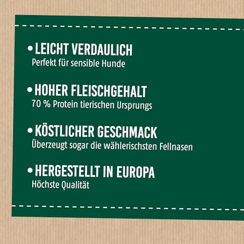 Christopherus Fleischmix, Mit Wild, Vollnahrung für Hunde, Nassfutter, 6 x 400 g