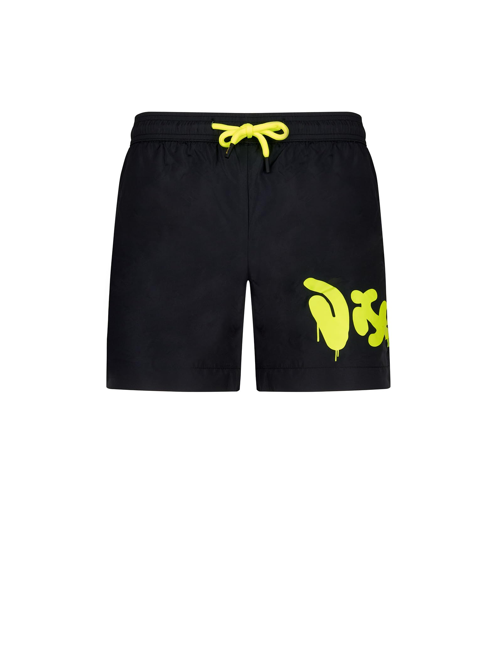 Disclaimer Boxer Mare Stampato Nero/Giallo