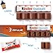Kinder Chocolate, Milk Chocolate Bar with Creamy Milky Filling, Individually Wrapped, Snack Size, 20 Count Bag, 8.8 oz