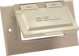 Raco 5101-1 White GFCI Horizontal Flip Cover