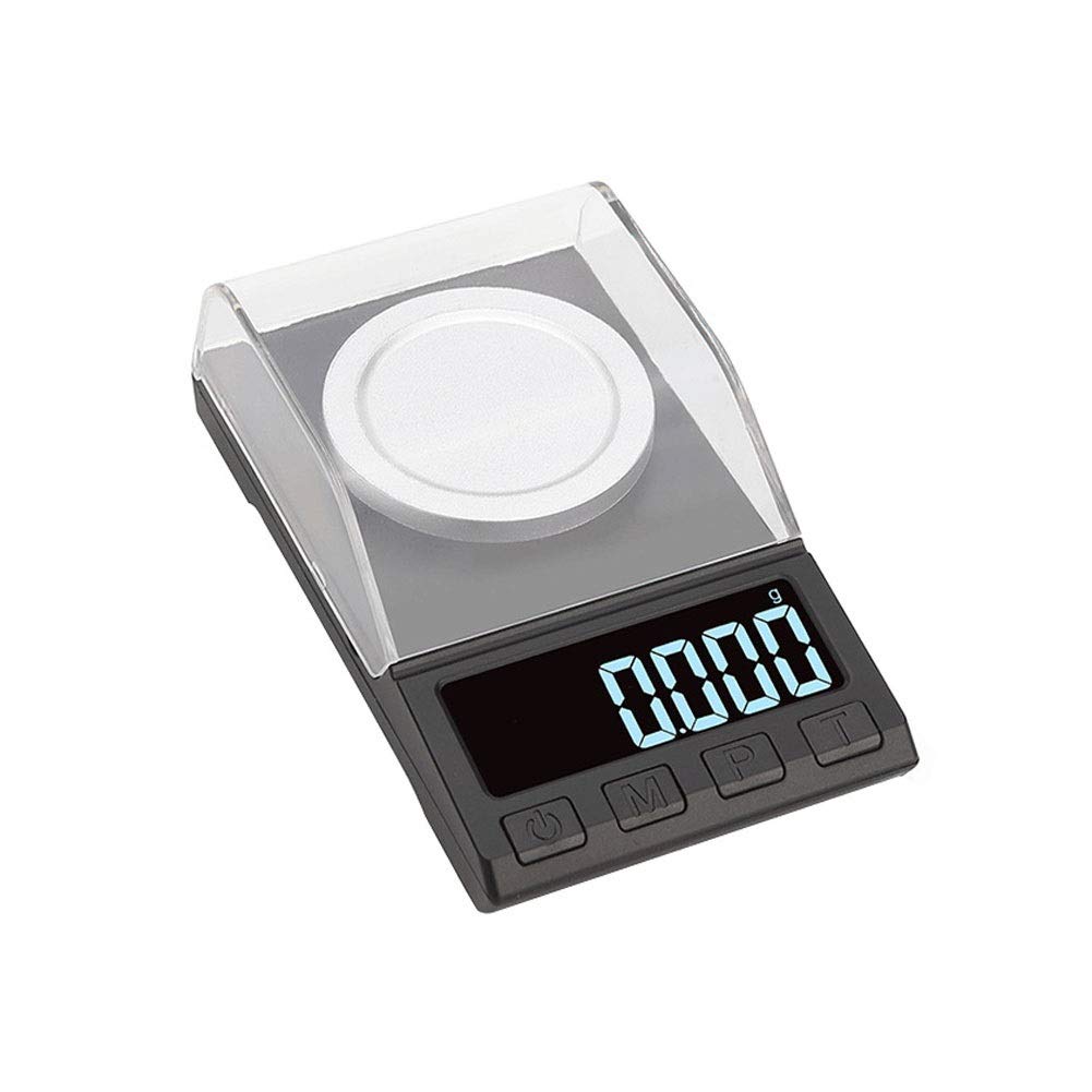 0,001g Precyzyjne wagi jubilerskie, elektroniczna waga laboratoryjna w proszku, ładowanie USB i łatwa obsługa (rozmiar: 50g/0.001g) (100g/0.001g)