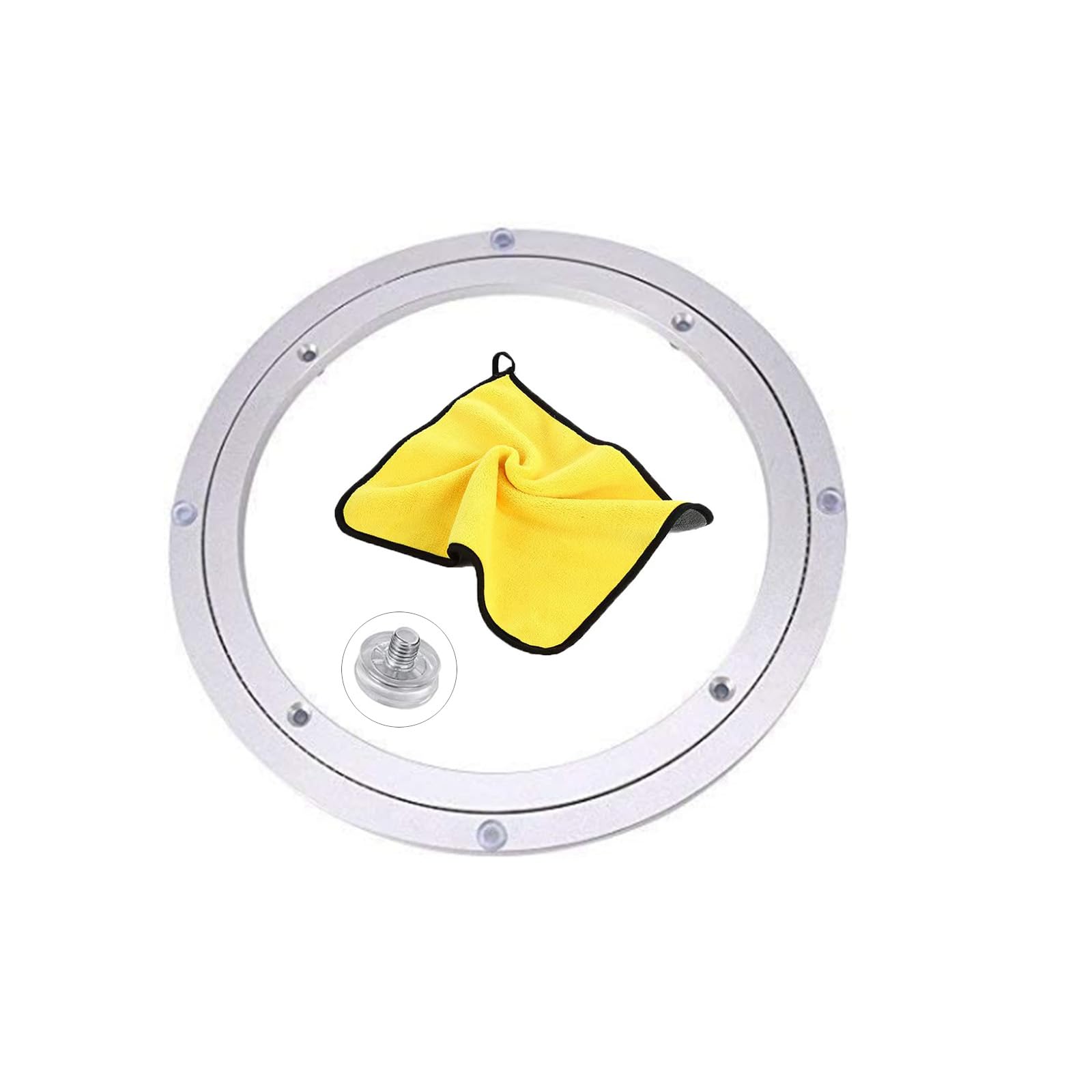Plaque Rotative Grand,Plateau Tournant TV,Heavy Duty Mecanisme Plateau Tournant Table Lisse en Alliage D'aluminium pour D'affichages Meubles Service Show (1, 70cm/28inch)