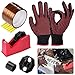 Sublimation Heat Tape Dispenser Kit with 6 Rolls of Heat-Resistant Tape, Dual Roll Tape Dispenser & 2 Pairs Heat Gloves for Transfer Projects