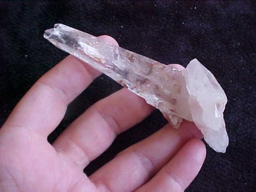 B6504 Gemqz Lemurian Quartz Natural Laser Long !!!