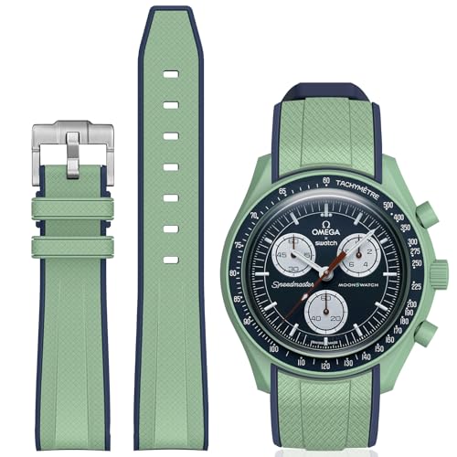 Stanchev [YEHb`poh J[uԂ̂Ȃ\tgVRXgbv Omega X Swatch Speedmaster 20mmEHb`AXEHb`IK[YEHb`Xs[h}X^[pXgbv jp (O[&lCr