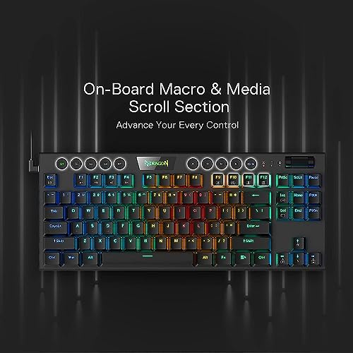Redragon 477630027 K622 Horus Tkl Rgb Mechanical Keyboard thumb #4