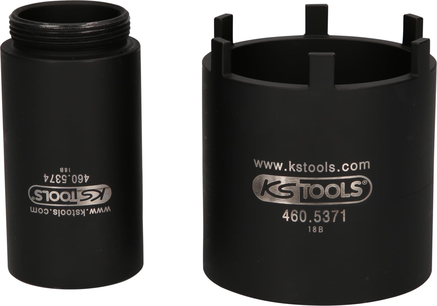 KS Tools 460.5625 Zestaw kluczy do nakrętek zabezpieczających z rurą prowadzącą do Mercedesa, Ø 63 mm , 2-szt