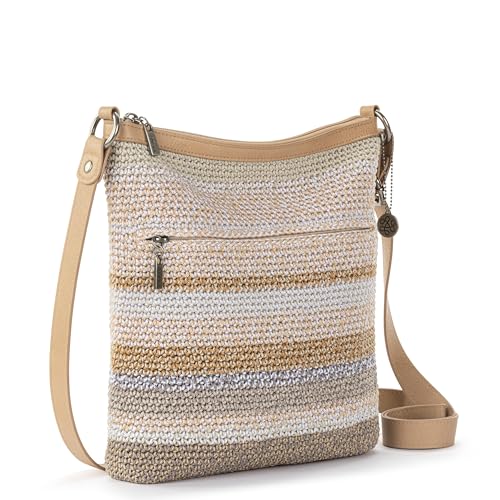 Image of The Sak Lucia Crossbody Bag in Crochet, Convertible Purse with Adjustable Shoulder Strap