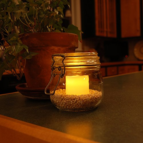 Lumabase Battery Operated Led Mini Pillar Candles - Amber, Set Of 6, 81106 #TOP2