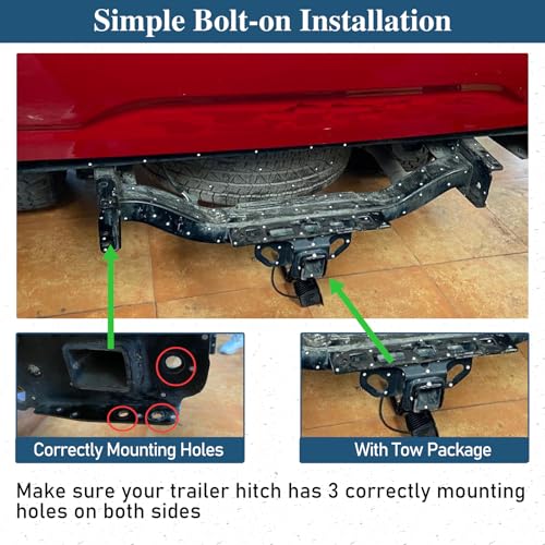 Image of Hooke Road Tacoma Rear Bumper for Toyota Tacoma 3rd Gen 2016 2017 2018 2019 2020 2021 2022 2023 Pickup Trucks, Offroad Steel Replacement Bumper