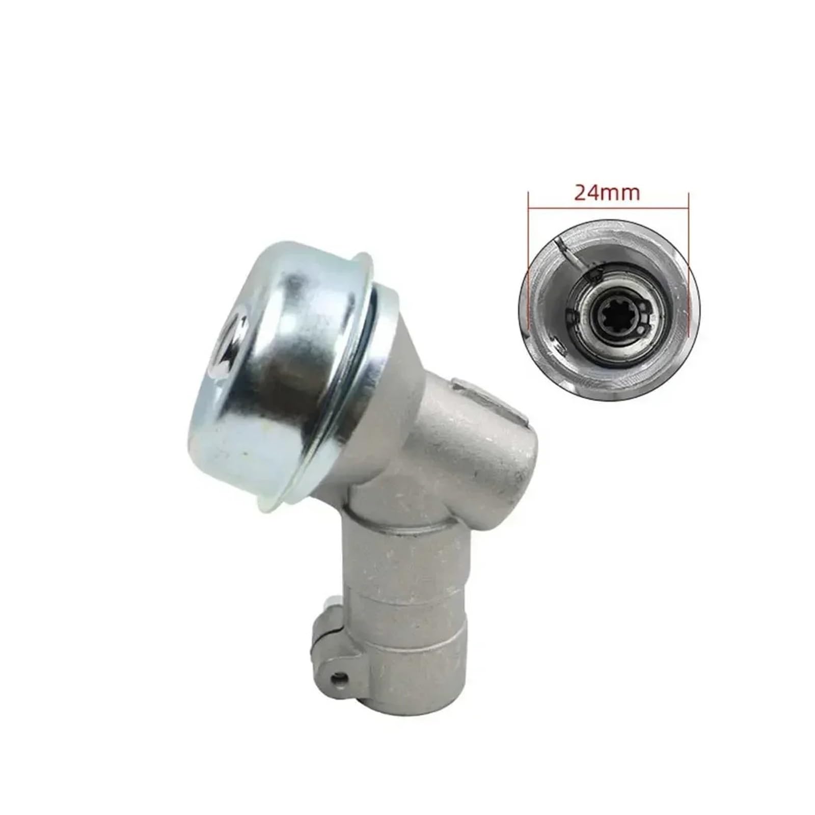 Cabezal de trabajo de 7 dientes de tubo de 24mm for ensamblaje de caja de cambios de varilla de operación de desbrozadora | 24-tube 7-tooth