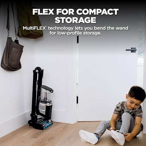 Image of Shark Vertex Pro Cordless Vacuum Cleaner with HEPA Filter, Lightweight, Portable, Removable Handheld, Self Cleaning DuoClean PowerFins, 120-min Runtime, IQ Display, Black /Silver, IZ682H