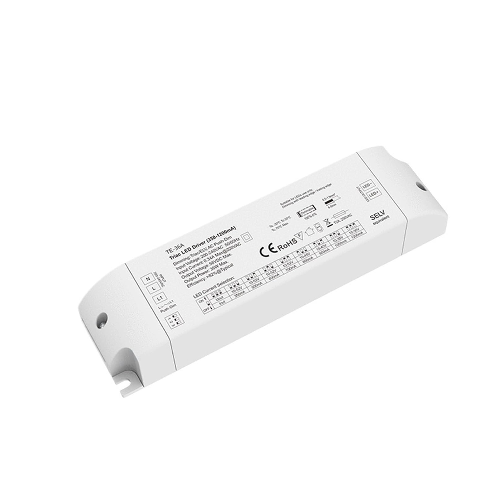Transformateur LED 36W AC 230V pour projet d'architecte épuré - 7