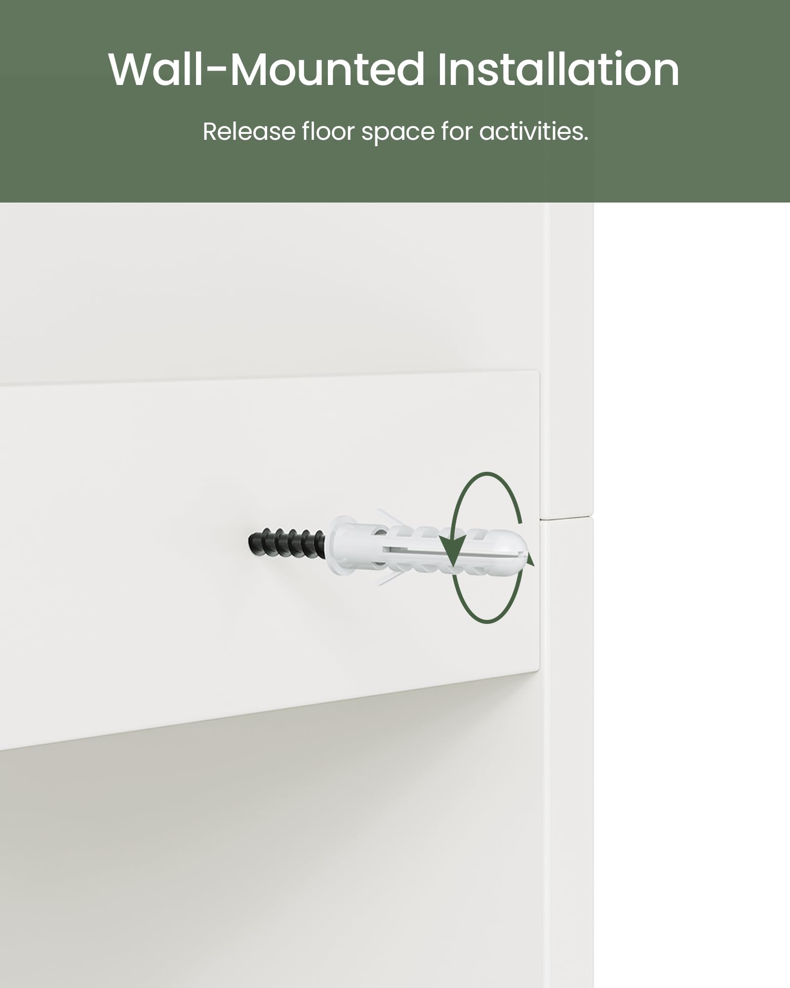 CHOEZON Estantería de Pared de 4 Niveles para Libros y Revistas, 39,8 cm Librería Estantería Infantil, Organizador de Juguetes para Dormitorio Infantil, Sala de Juegos, Guardería, Blanco DMCW04WB