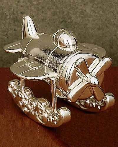 Image of Reed and Barton 624 Zoom Zoom Airplane Coin Bank