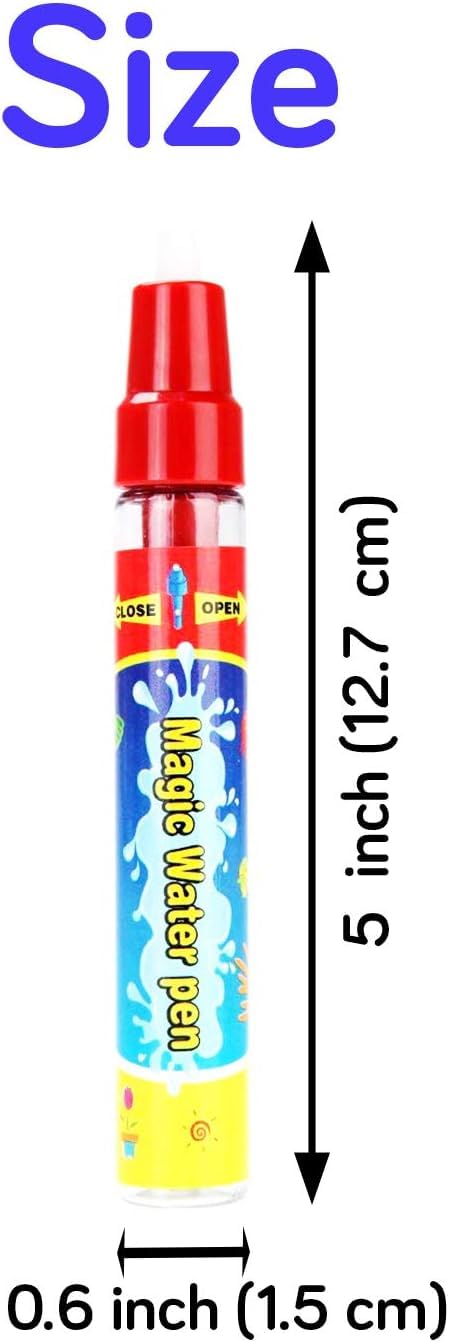 Rangebow Water Doodle Pens Magic Water Replacement Pens for All Aqua Water Doodle Drawing Mats Drawing Painting Boards Water Drawing Doodle Magic (10 Pens) - Image 2