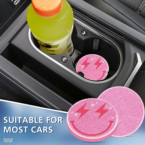 Jupswan Portavasos para Auto Acrílico 2 Piezas miniatura 6