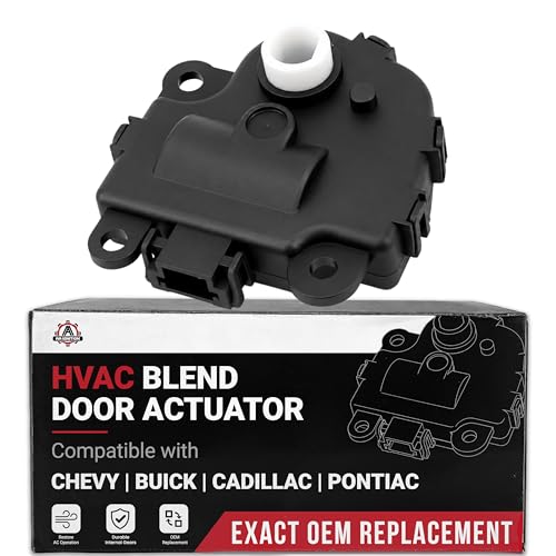 HVAC Air Blend Door Actuator Heater - Compatible with Chevrolet Impala 2004-2013 Vehicles - 1573517 1574122 15844096 22754988 52409974 604-108 15-74122 604108 - Temperature Air Door Impala