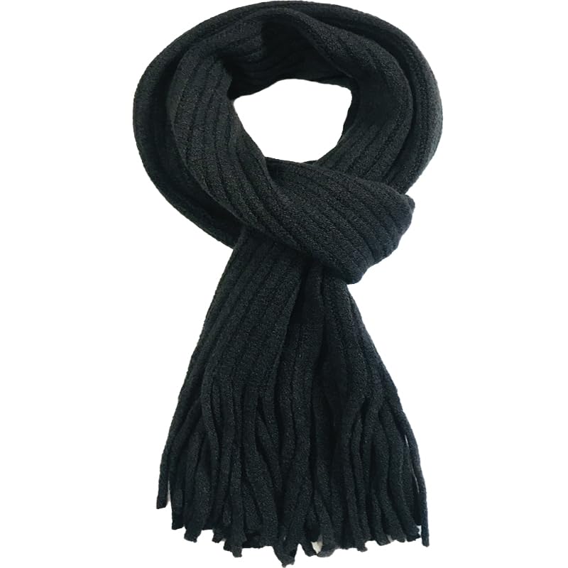 Kids Scarf Girls Soft Warm Knit Neck Warmer Toddler Long Winter Scarf for Boys Girl