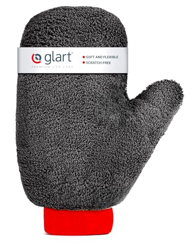 Glart 44FH Microfiber Rim Glove 27x12 cm - Car Rim Washing Glove with Cuff - Rim Cleaning without Scratches - For Alloy and Steel Rims, Hubcaps - Alternative to Rim Brush