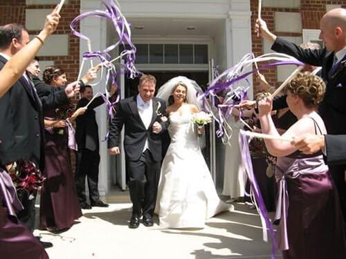 Miniatura 6 de wishprom Varitas de cinta para recuerdos de fiesta de boda (rosa-30 piezas)