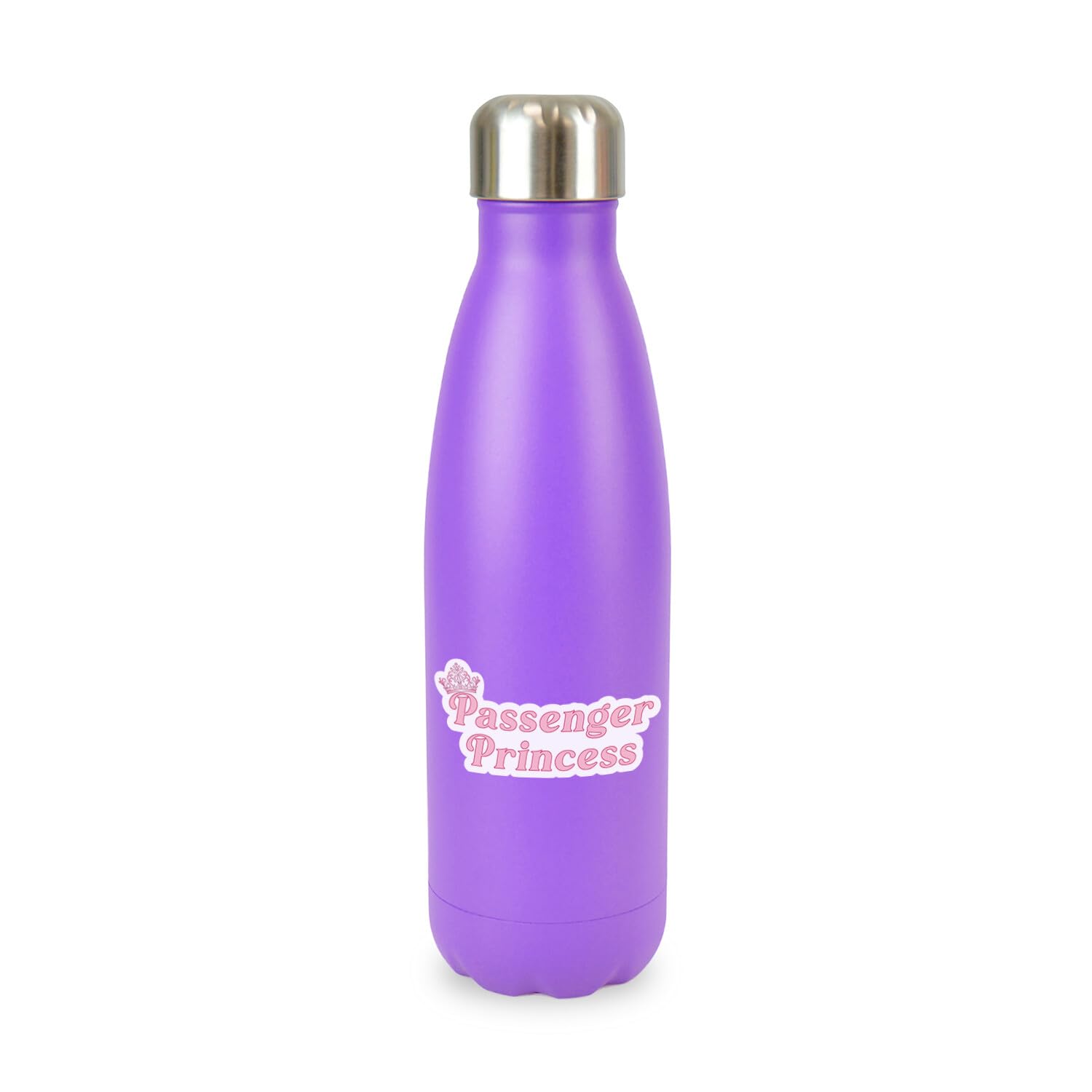 New Spirit Original Passenger princess pink crown screw top lid stainless steel water bottle drinks cup water bottle refill cute fun explore travel