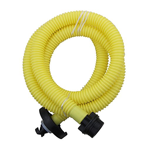 Air Foot Pump Hose with Valve Connector for Inflatable Boat Accessories (Yellow for 10L Air Pump)