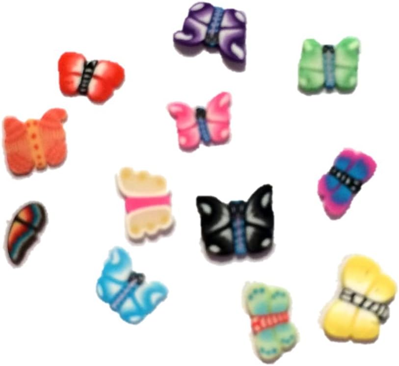 Butterfly Slices Clay Cane Crafts/Nail Art