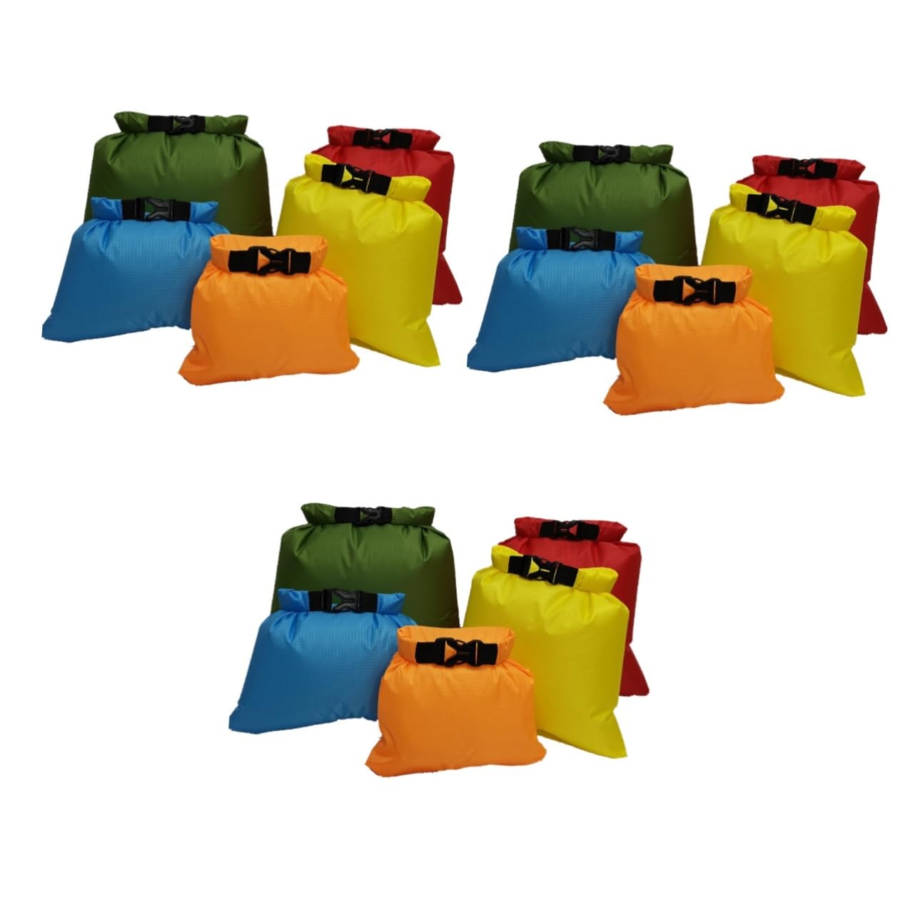 GALPADA 15 STK Reisetaschen Rudern bootspersenning wäschesack Wäschesäcke Beutel mit Kordelzug wasserdichte Aufbewahrungstaschen draussen wasserdichte Tasche Wasserbeutel fünfteiliges Set