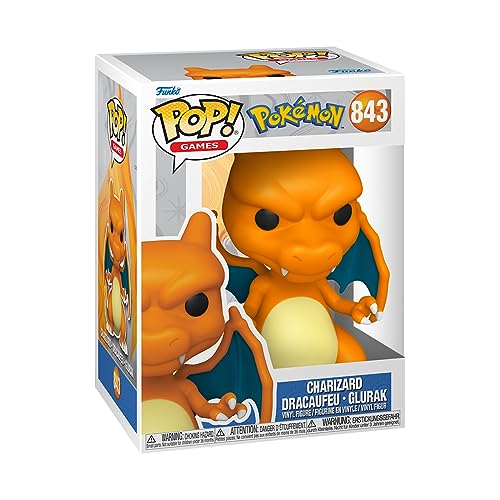 Funko POP! Games: Pokemon - Charizard - Figuras Miniaturas Coleccionables Para Exhibición - Idea De Regalo - Mercancía Oficial - Juguetes Para Niños Y Adultos - Fans De Video Games