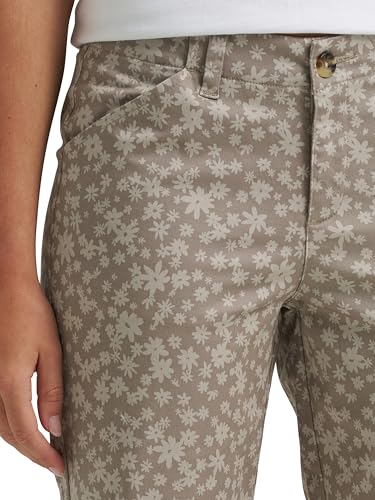 Lee Women's Legendary 9" Chino Bermuda Short, Mushroom/Salina Stone Floral, 20 — view 4